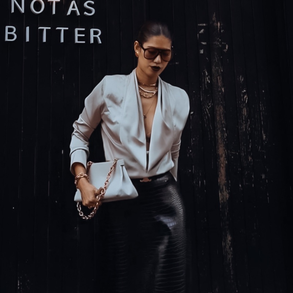 Source Unknown satin top - one size